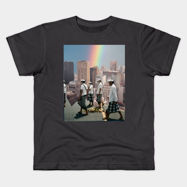 Devolution Kids T-Shirt by ayuslip